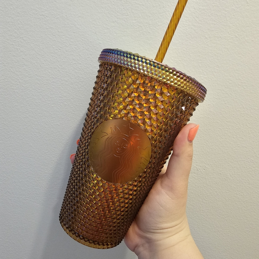 Starbucks Golden 50th Anniversary Studded Grande Tumbler